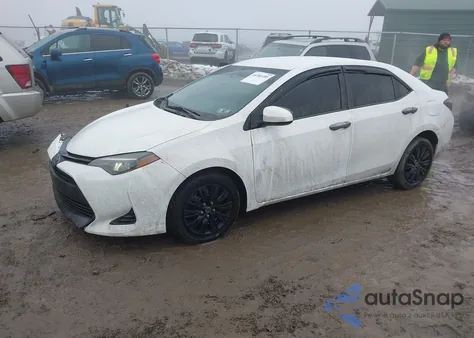 2018 Toyota Corolla Le from USA, damaged, VIN 5YFBURHE2JP806558